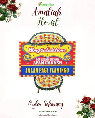 Bunga Papan Congratulation di Pekalipan